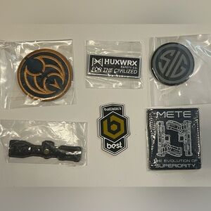 6 Tactical Patches - Shot Show Swag